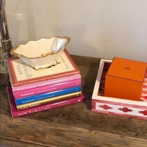 Lenox Bowl and Decor Book Stack.